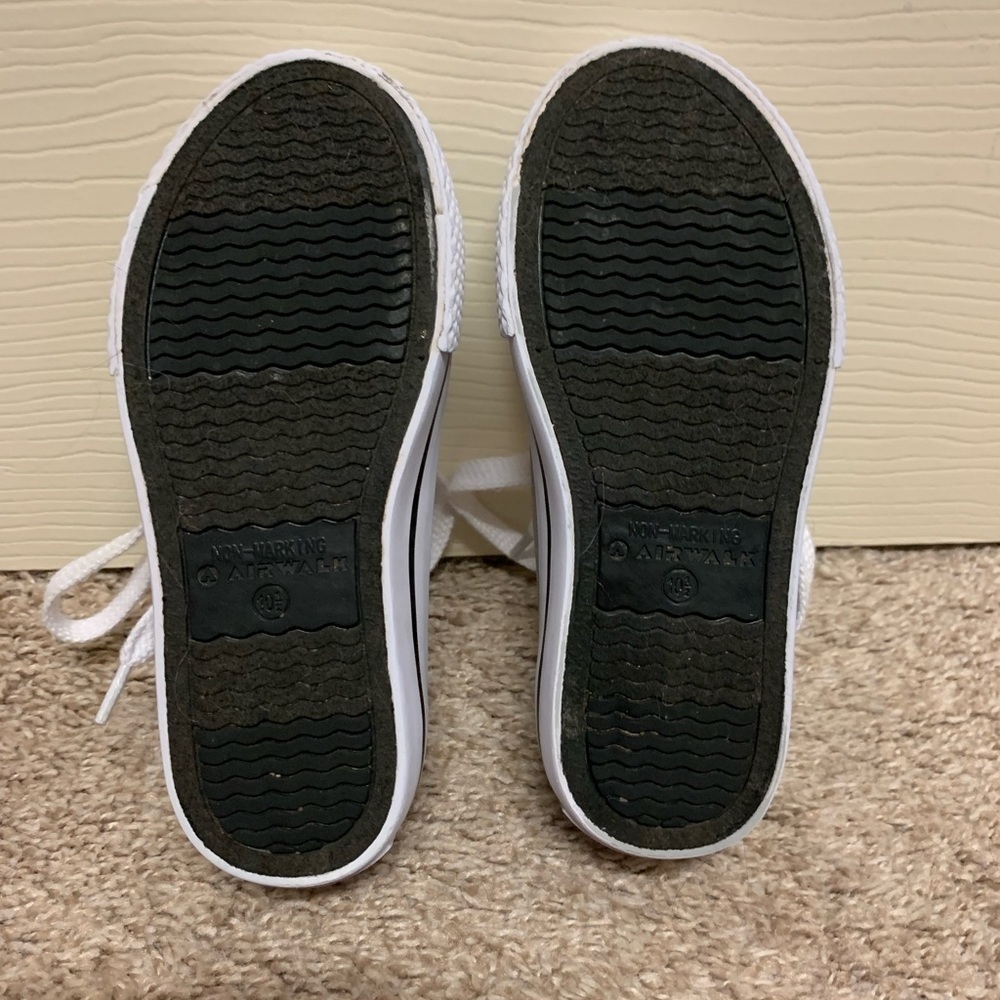 Airwalk Legacee sneakers grey gray white tie laces boy girl neutral toddler 10.5 - Picture 5 of 11